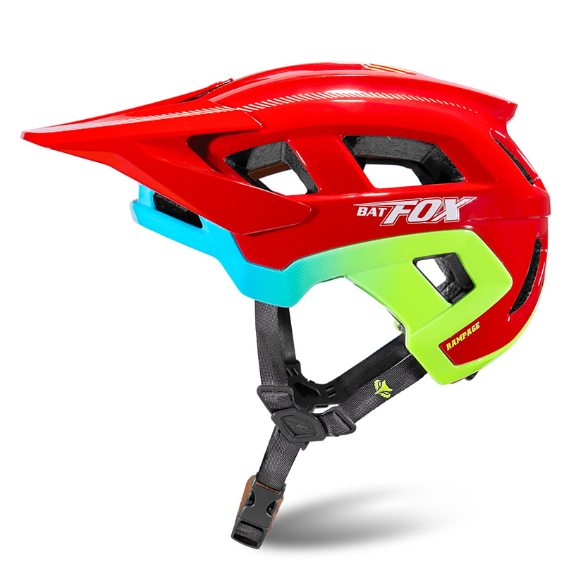 Vibrant Color Mountain Bike Helmet Shockproof Breathable Adjustable Bicycle Safety Helmet