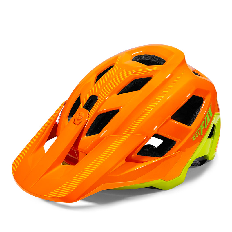 Vibrant Color Mountain Bike Helmet Shockproof Breathable Adjustable Bicycle Safety Helmet