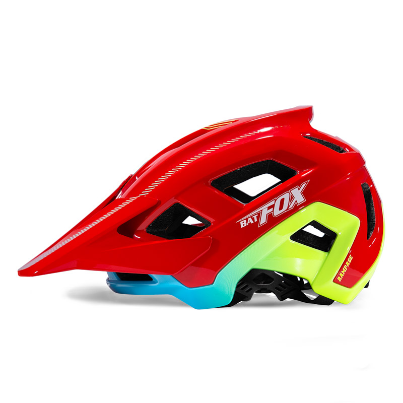 Vibrant Color Mountain Bike Helmet Shockproof Breathable Adjustable Bicycle Safety Helmet