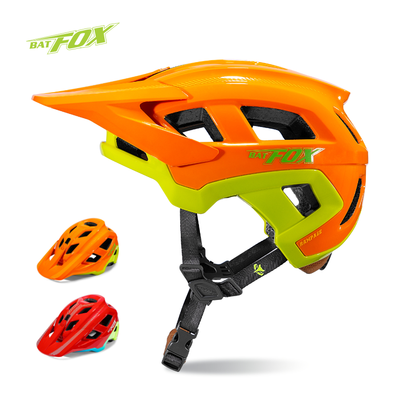 Vibrant Color Mountain Bike Helmet Shockproof Breathable Adjustable Bicycle Safety Helmet