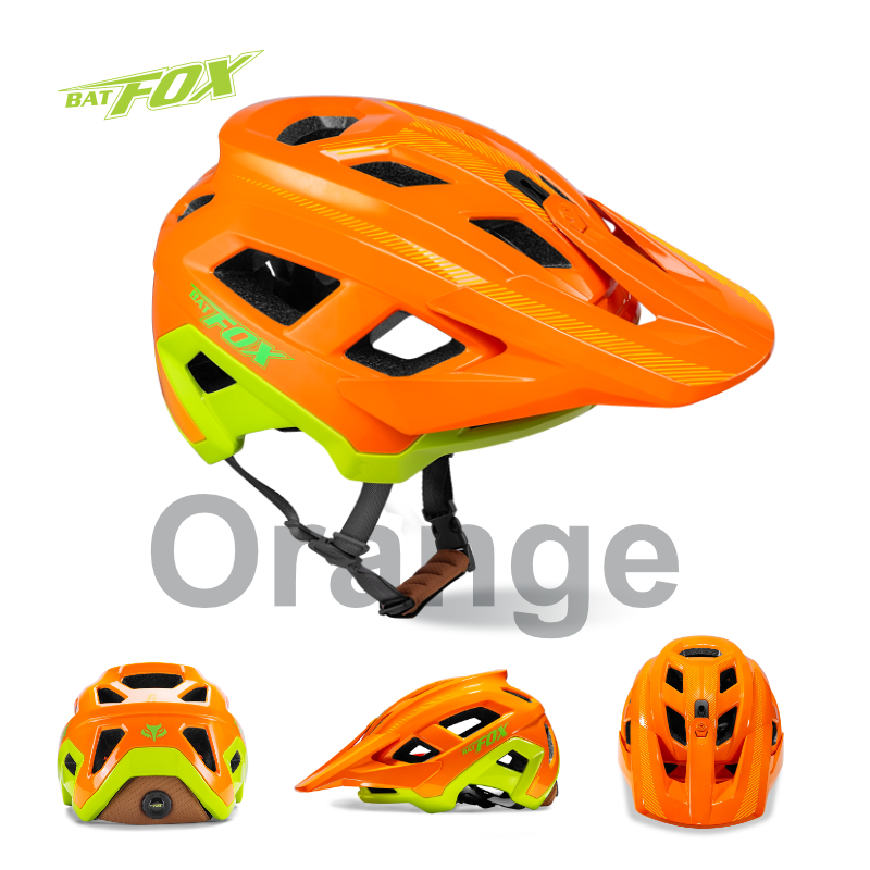 Vibrant Color Mountain Bike Helmet Shockproof Breathable Adjustable Bicycle Safety Helmet