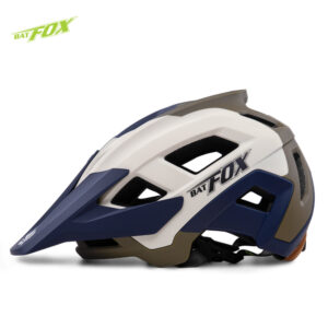Stylish Color Block Mountain Bike Helmet Adjustable Breathable Shockproof Cycling Safety Helmet for Adul