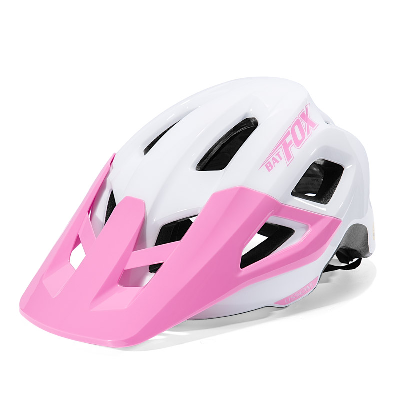 Two Tone Gradient Glossy Bike Helmet Adjustable Breathable Adult Cycling Safety Helmet