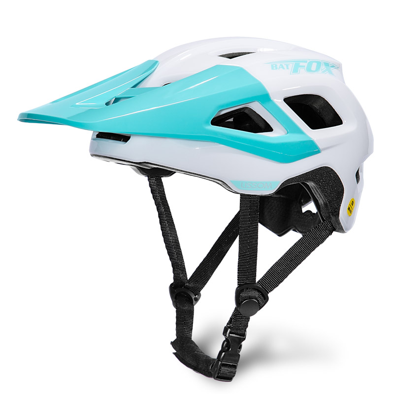 Two Tone Gradient Glossy Bike Helmet Adjustable Breathable Adult Cycling Safety Helmet