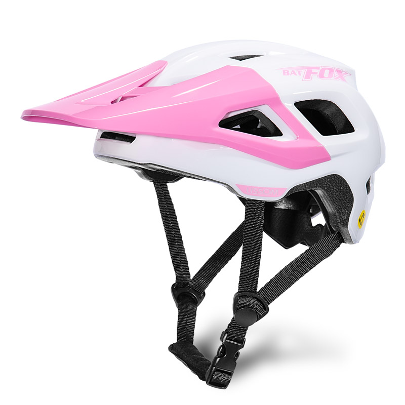 Two Tone Gradient Glossy Bike Helmet Adjustable Breathable Adult Cycling Safety Helmet