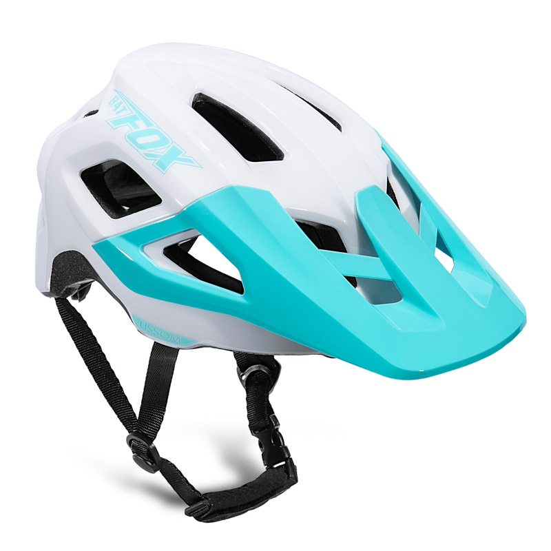 Two Tone Gradient Glossy Bike Helmet Adjustable Breathable Adult Cycling Safety Helmet