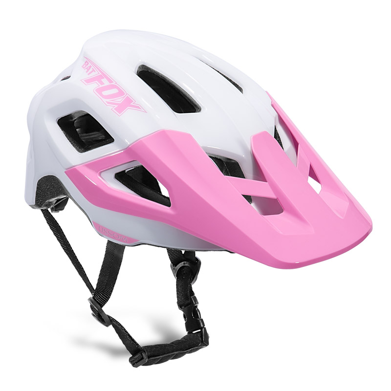 Two Tone Gradient Glossy Bike Helmet Adjustable Breathable Adult Cycling Safety Helmet